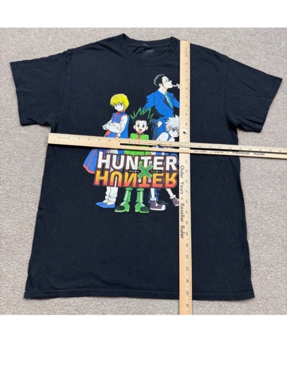 Hunter x Hunter T Shirt Mens Size M Black Short Sleeve Anime Tee - Picture 3 of 3